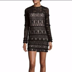 Parker lace long sleeve dress